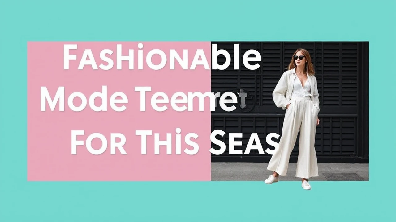 Fashionable Mode Trends for This Season