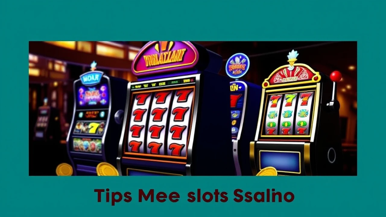 Tips Jitu Menang Besaran pada Mesin Slot Casino
