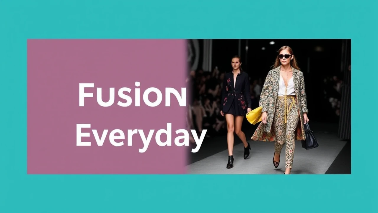 Fashion Fusion: Blending Runway with Everyday Style