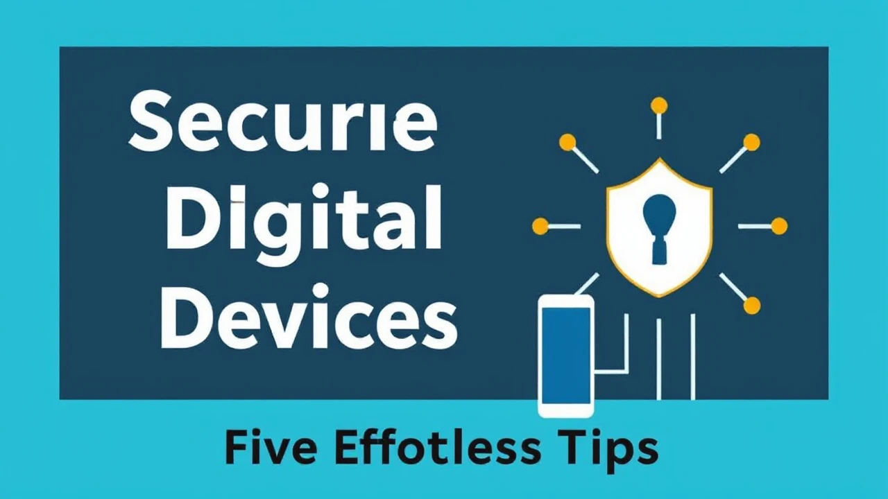 Securing Your Digital Devices: Five Effortless Tips
