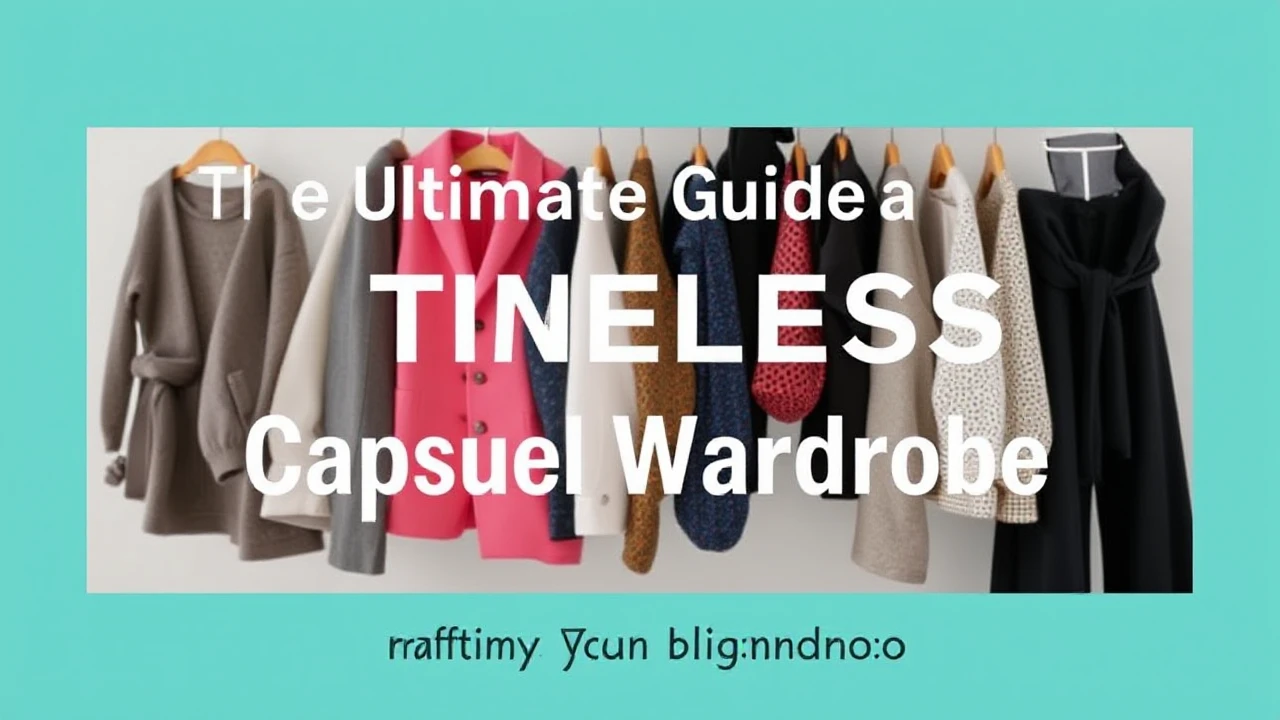 The Ultimate Guide to Creating a Timeless Capsule Wardrobe