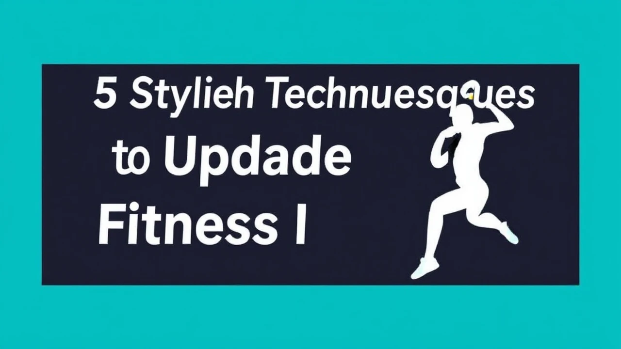 5 Stylish Techniques to Upgrade Your Fitness Lifestyle