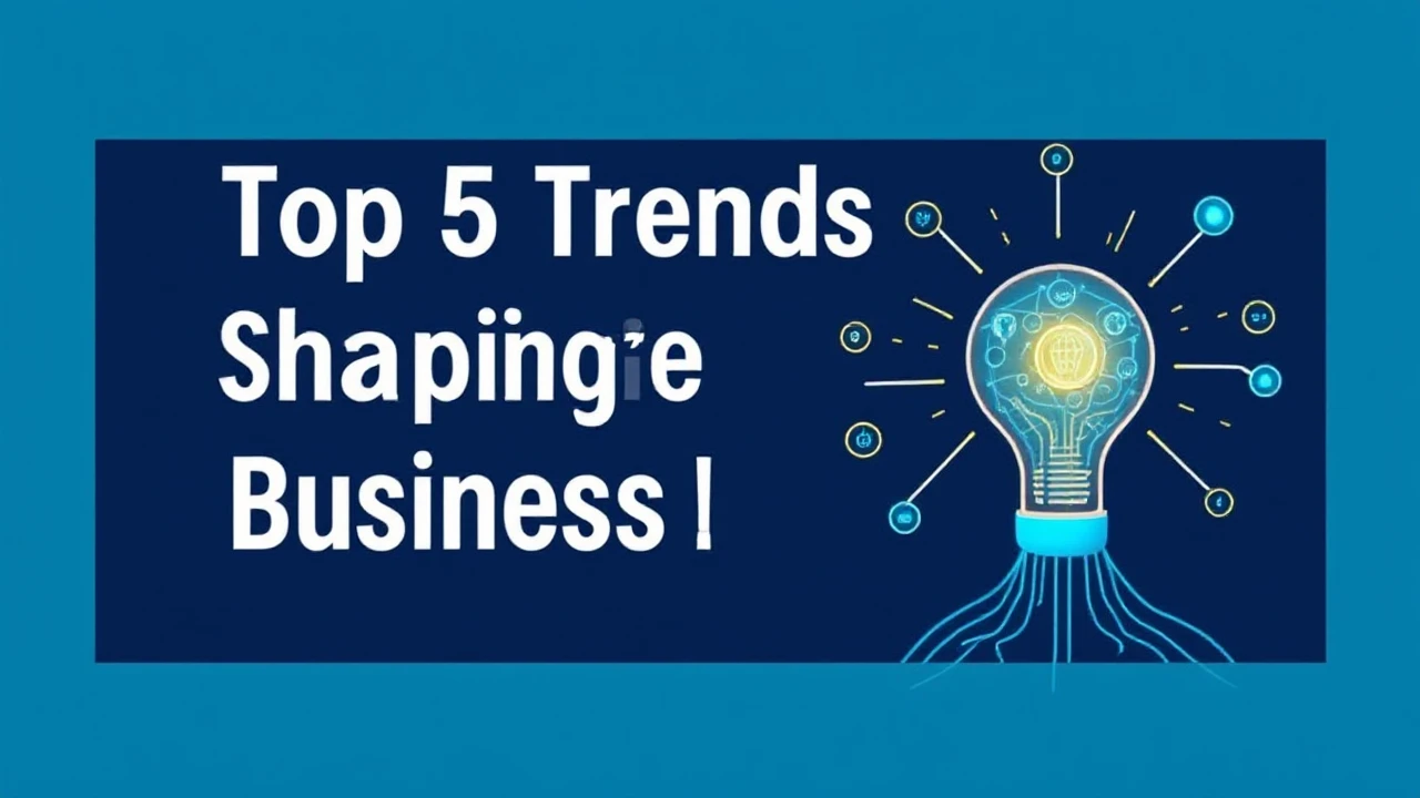Unveiling the Top 5 Trends Shaping the Future of Business Innovation