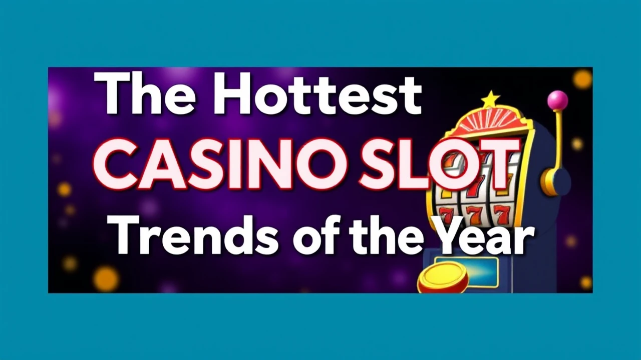 The Hottest Casino Slot Trends of the Year