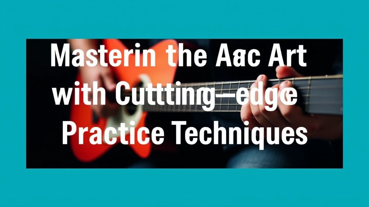 Mastering the Art with Cutting-edge Practice Techniques