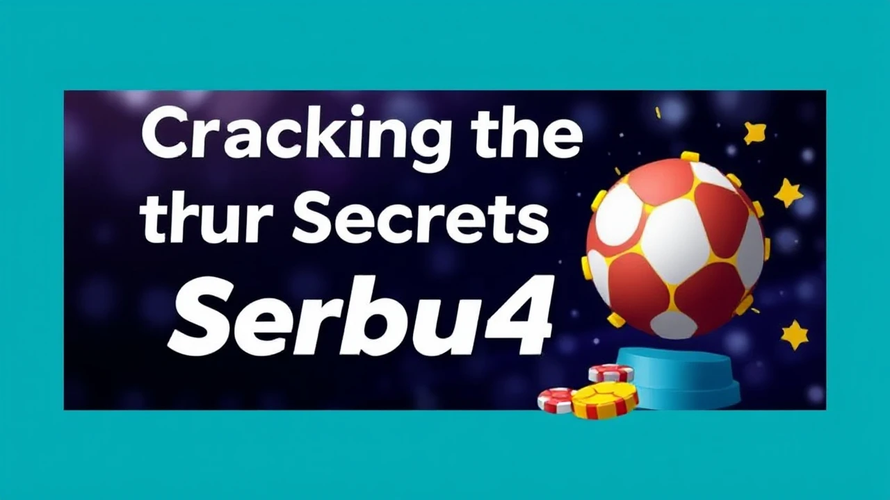 Cracking the Secrets of Serbu4d: Insider Tips for Success