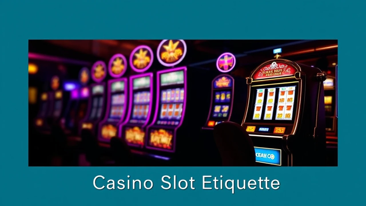 Nailing the Art of Casino Slot Etiquette