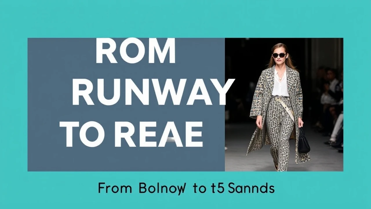 From Runway to Real Life: Styling Tips for Everyday Fashion