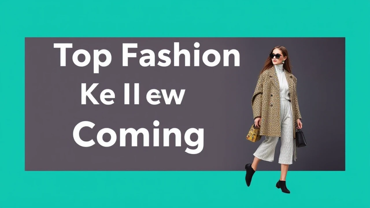 Top Fashion Trends to Keep an Eye on in the Coming Year