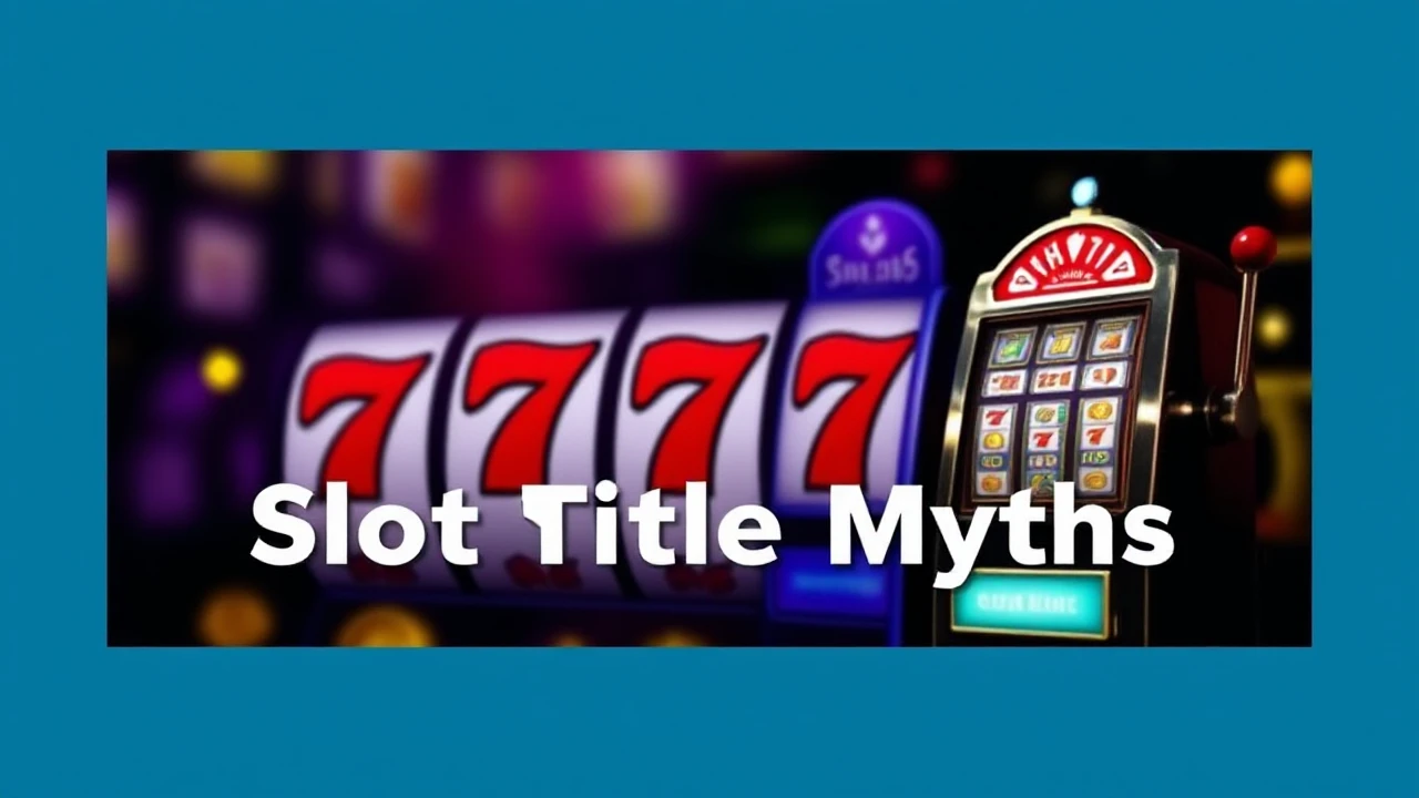 Debunking Ten Slot Title Myths: Distinguishing Reality from Mythology