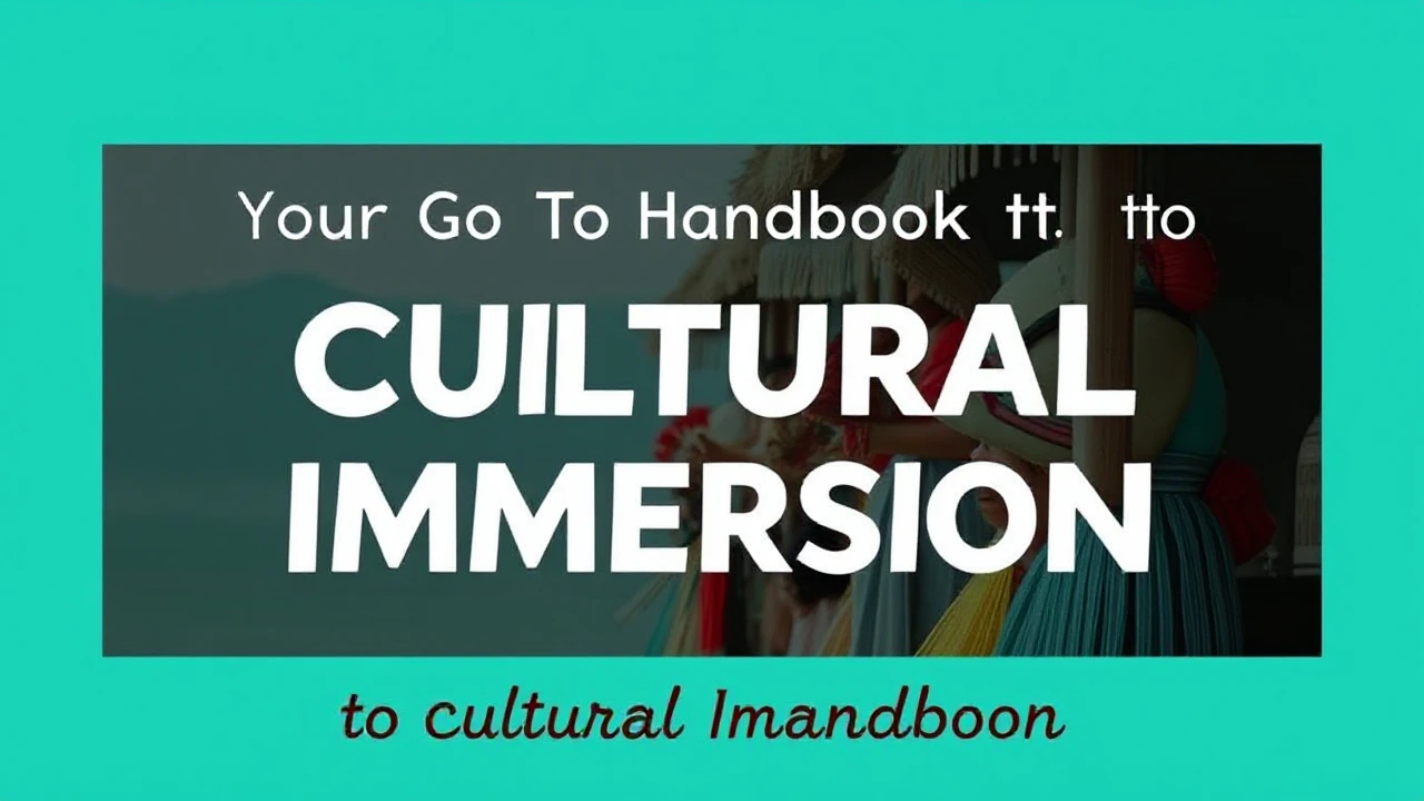 Your Go-To Handbook to Cultural Immersion: Embracing Local Traditions While Traveling