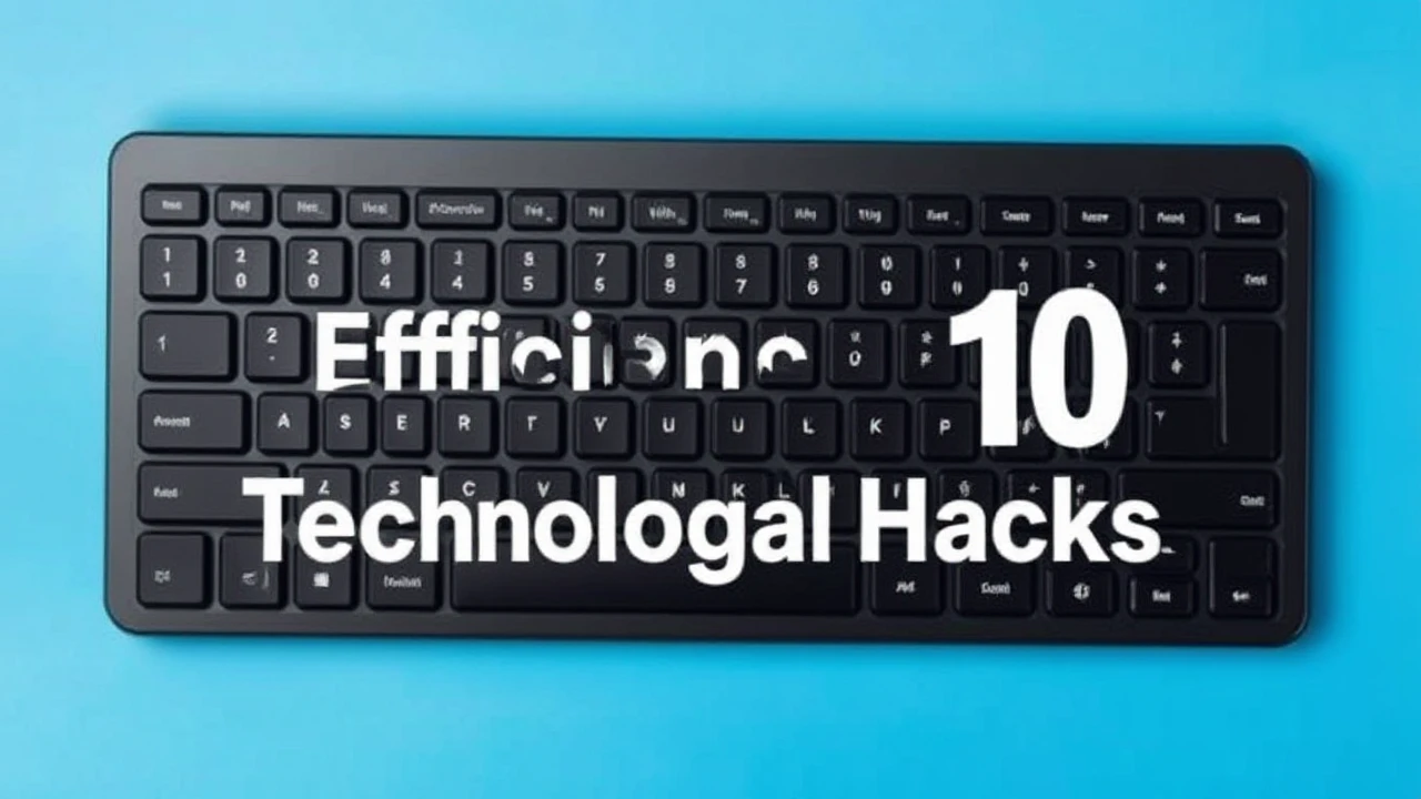 Increase Your Efficiency with These 10 Technological Hacks