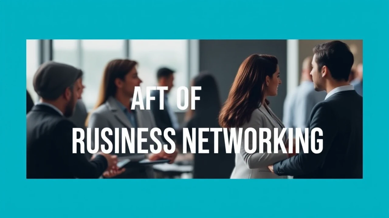 Becoming Proficient in the Art of Business Networking: An In-Depth Guide