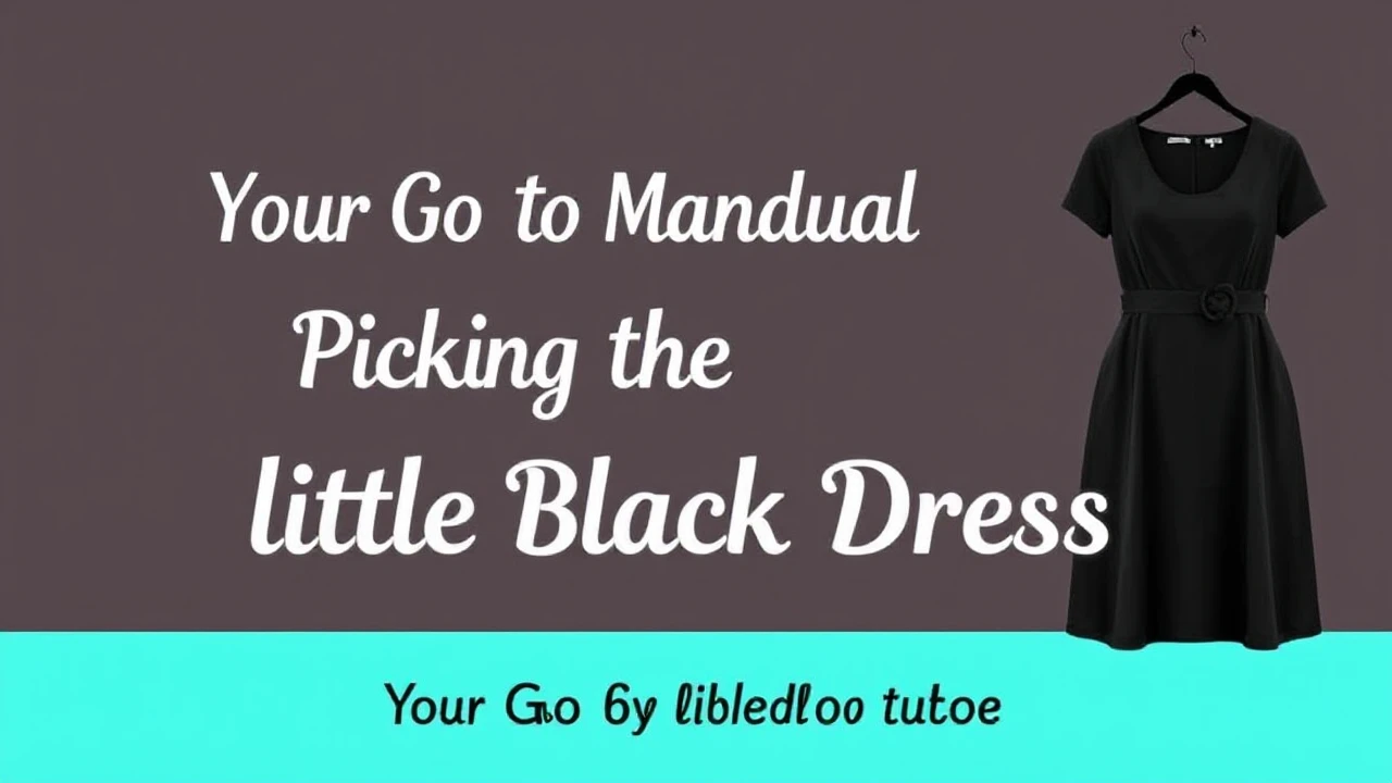 Your Go-To Manual of Picking the Ultimate Little Black Dress