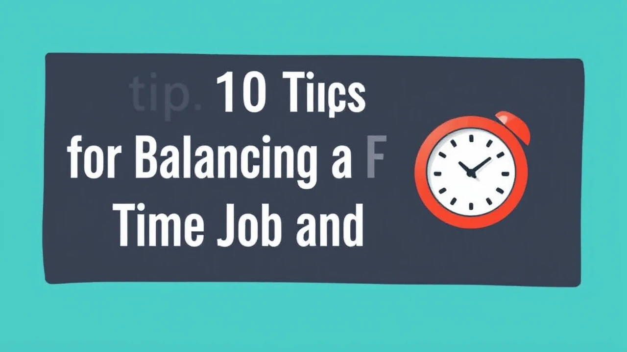 Top 10 Tips for Balancing a Part-Time Job and School