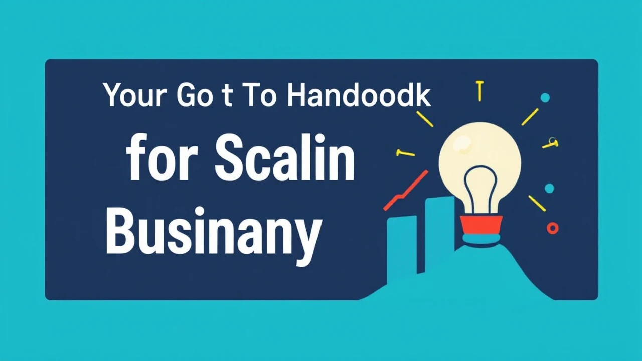 Your Go-To Handbook for Scaling Your Company Efficiently
