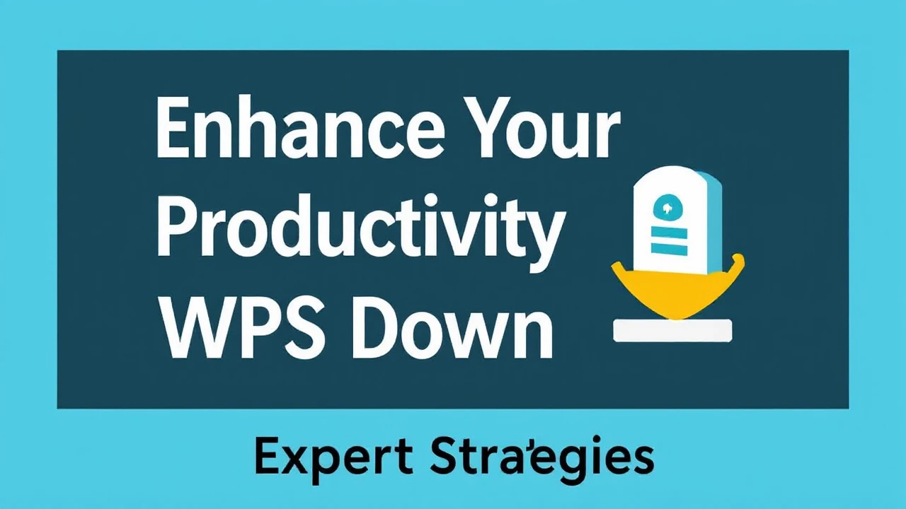 Enhance Your Productivity with WPS Download: Expert Strategies