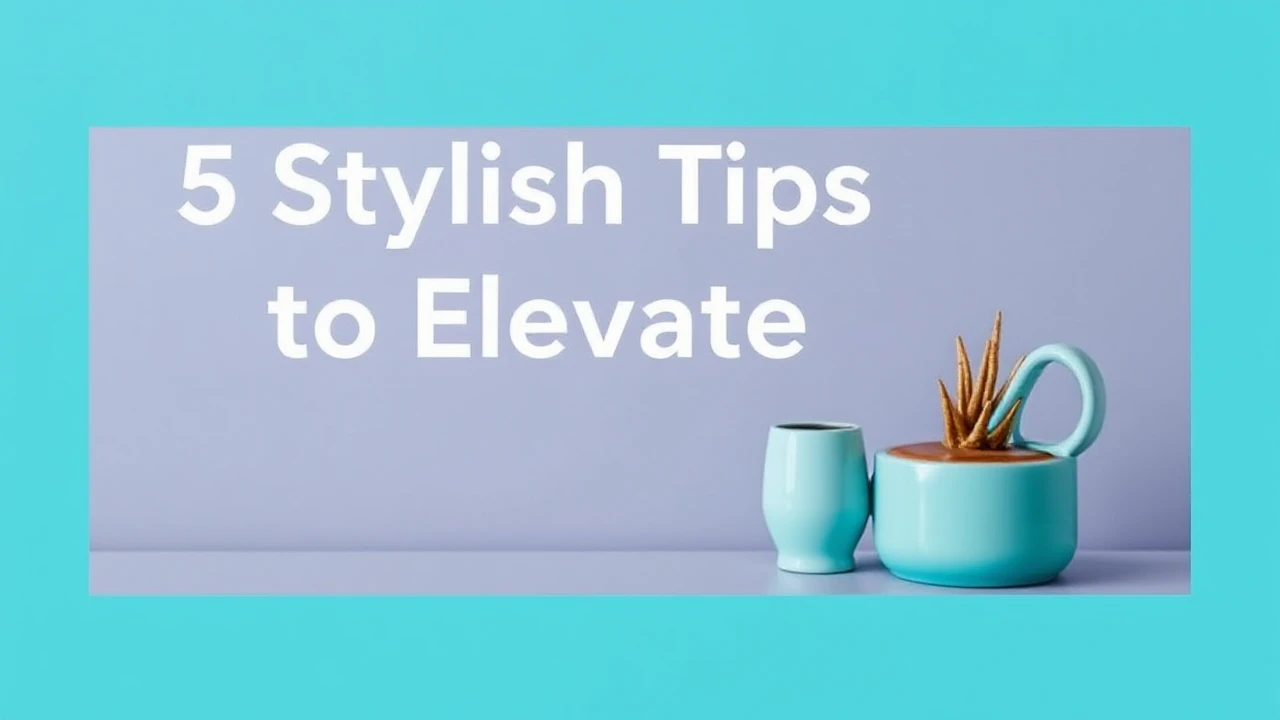 5 Stylish Tips to Elevate Your Lifestyle