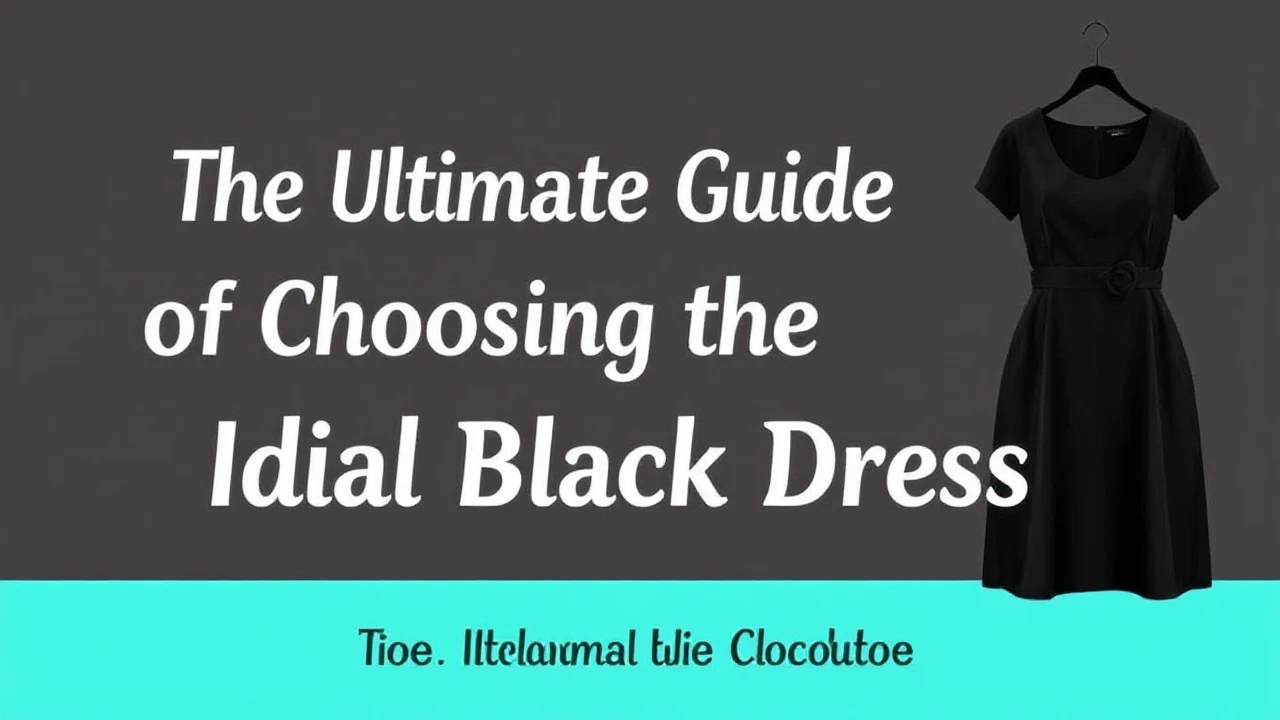 The Ultimate Guide of Choosing the Ideal Little Black Dress