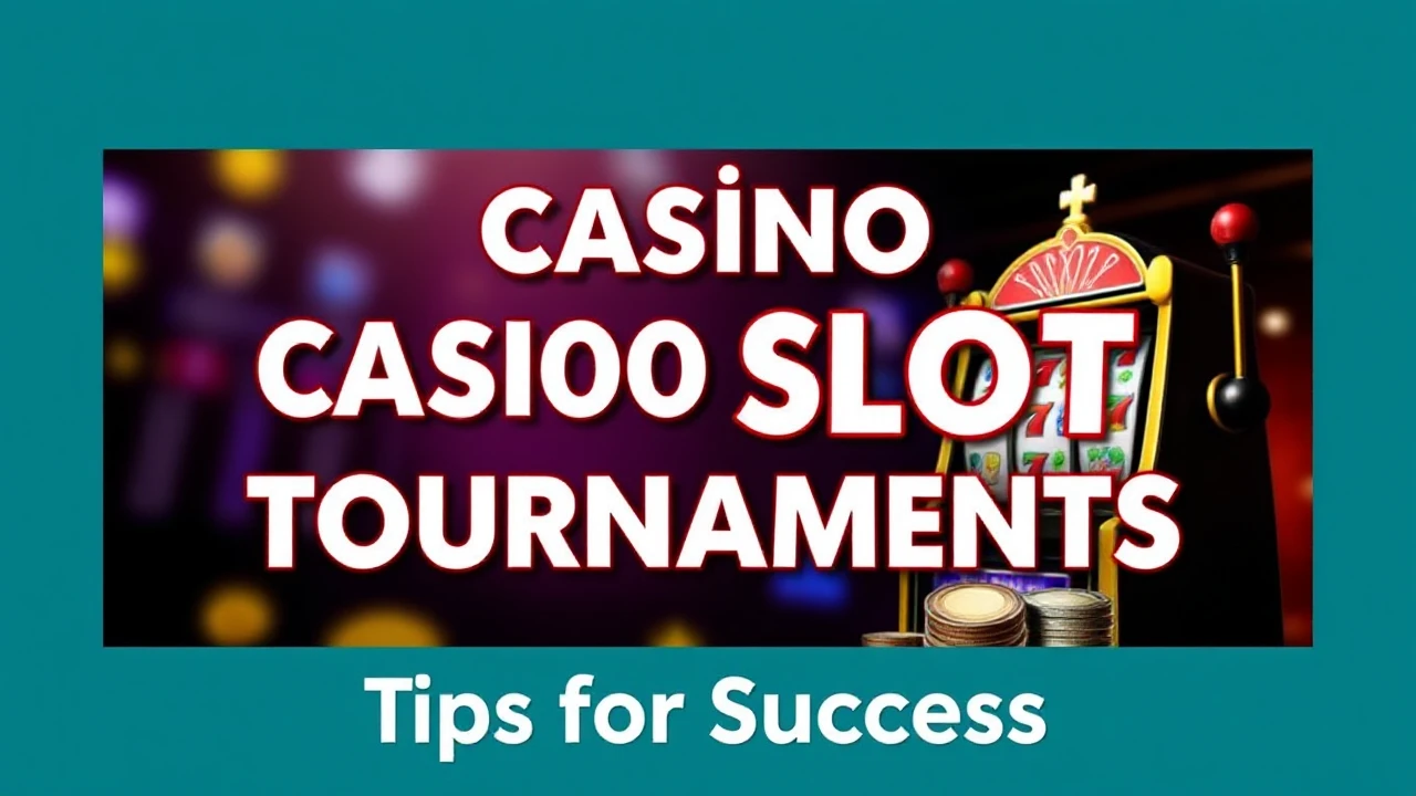 Casino Slot Tournaments: Tips for Success
