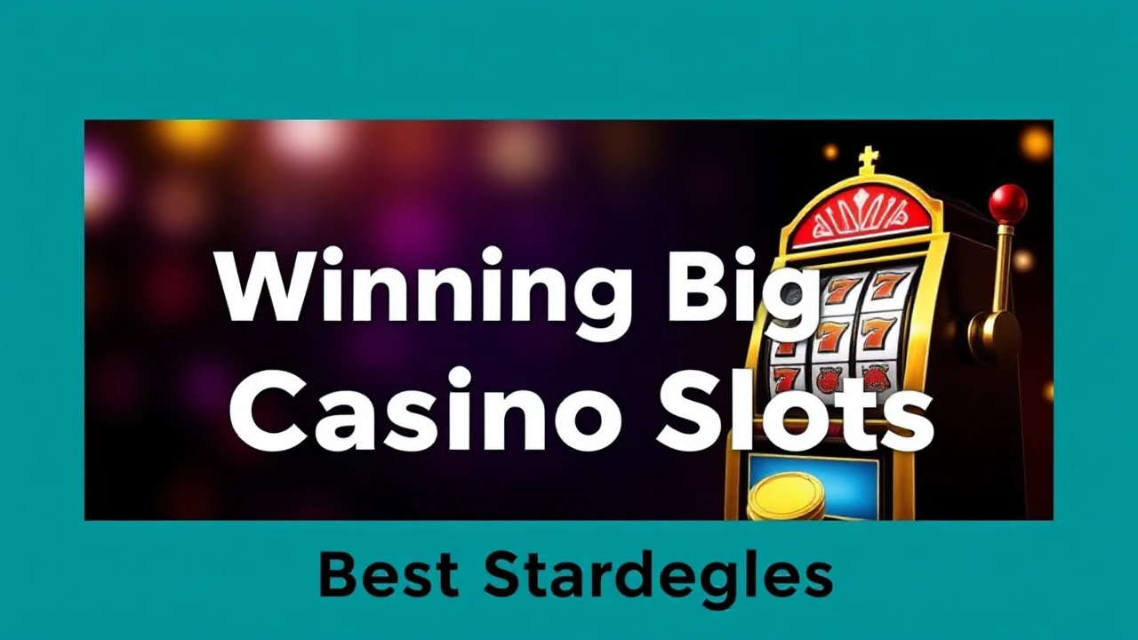 Dominating the Art of Winning Big at Casino Slots: Best Strategies