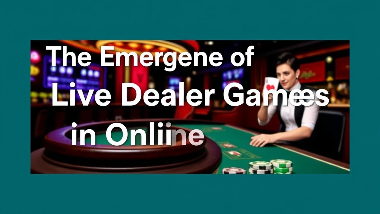 The Emergence of Live Dealer Games in Online Casinos