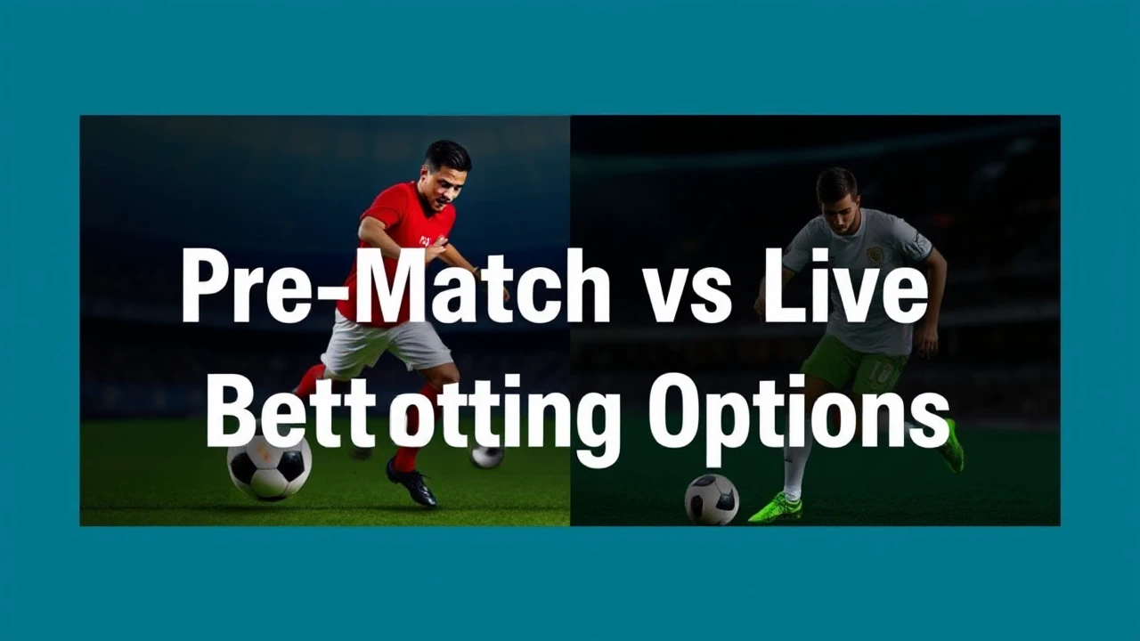 Kèo nhà cái Pre-Match vs Live Betting Options