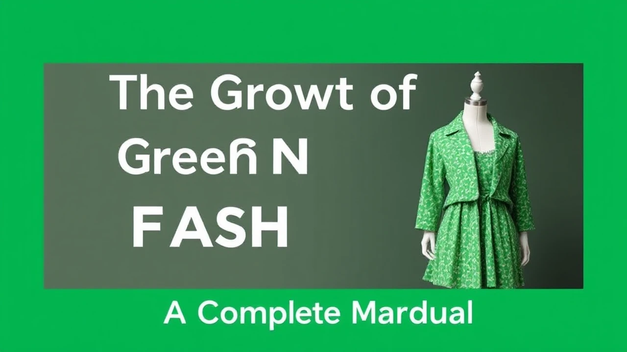 The Growth of Green Fashion: A Complete Manual