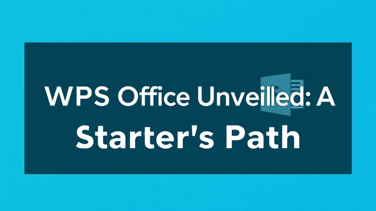 WPS Office Unveiled: A Starter's Path