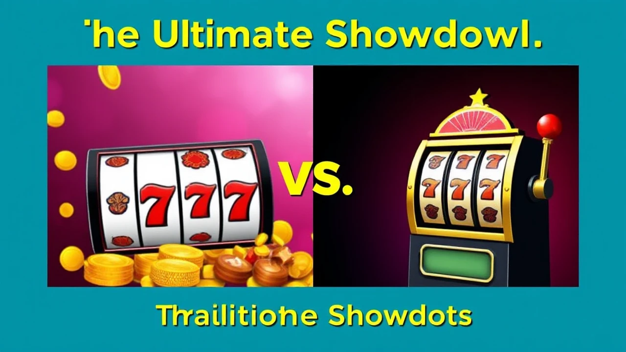 The Ultimate Showdown: Online Casino Slots vs. Traditional Slots