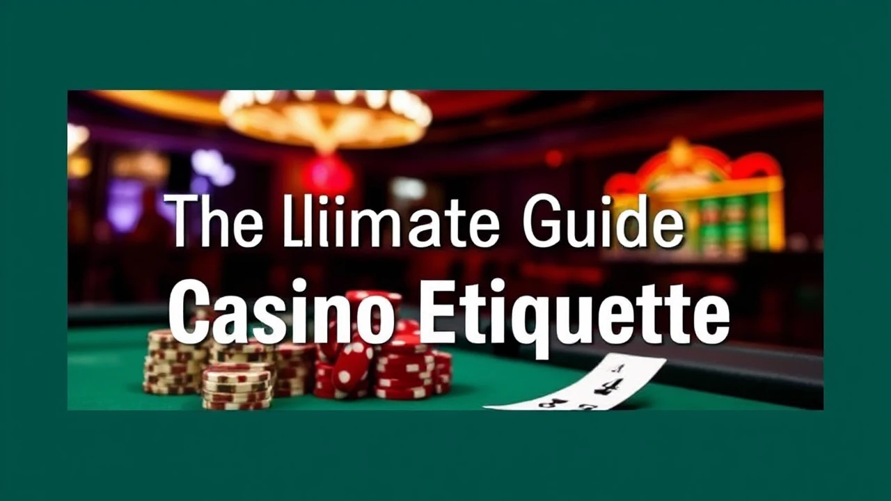 The Ultimate Guide for Casino Etiquette