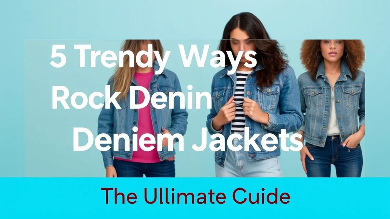 5 Trendy Ways to Rock Denim Jackets This Season: Your Ultimate Guide