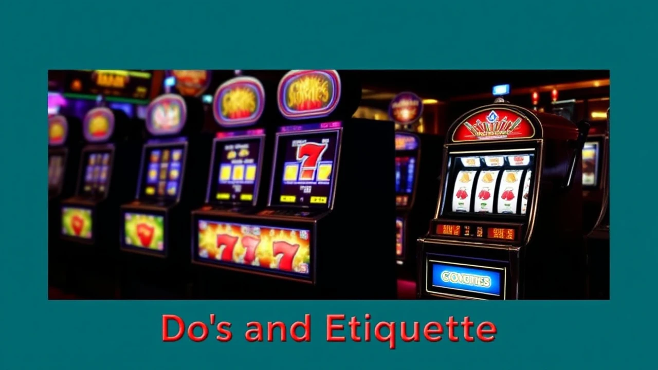 Understanding Slot Etiquette: Do's and Don'ts in the Casino