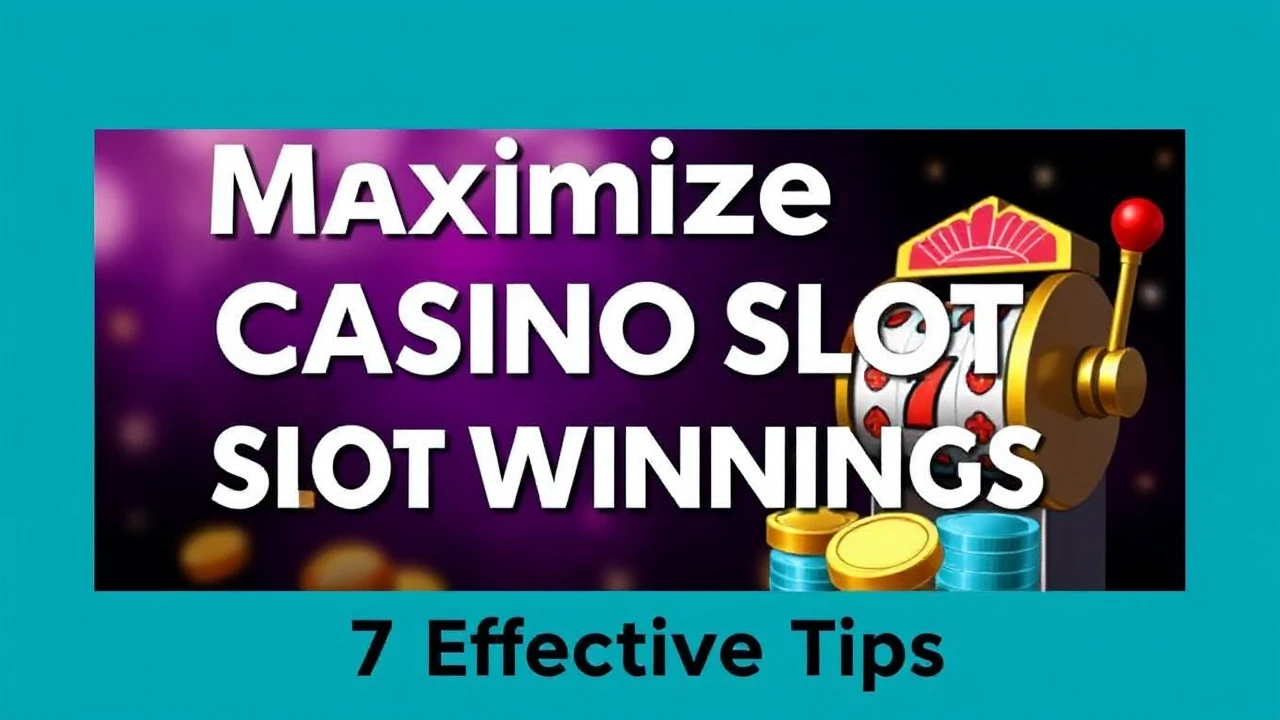 Maximize Your Casino Slot Winnings: 7 Effective Tips