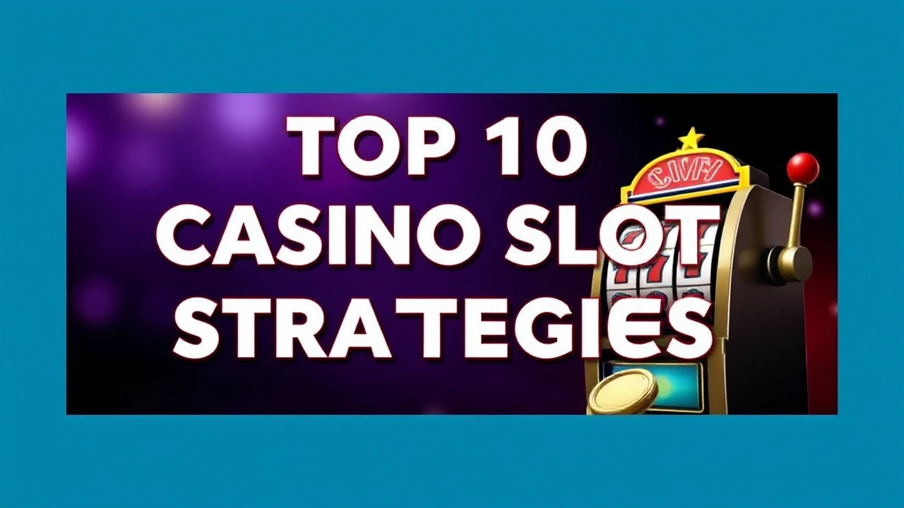 Top 10 Casino Slot Strategies for Ensuring Success