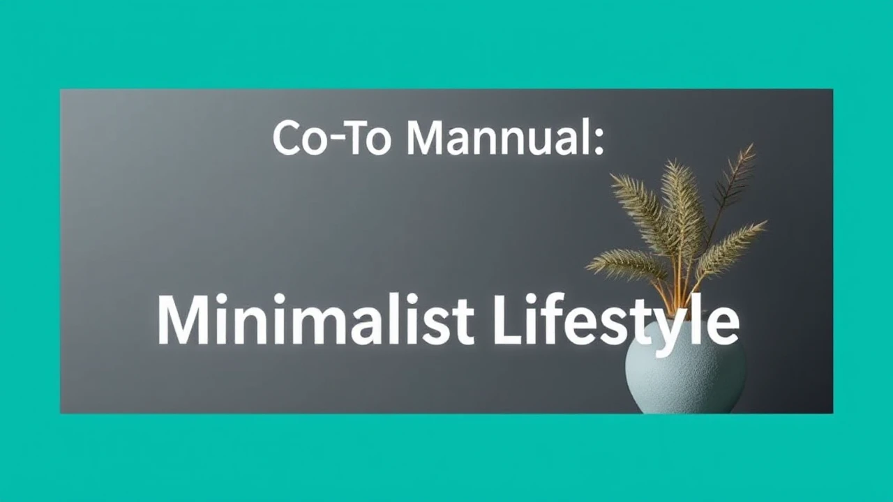 Your Go-To Manual of Embracing a Minimalist Lifestyle