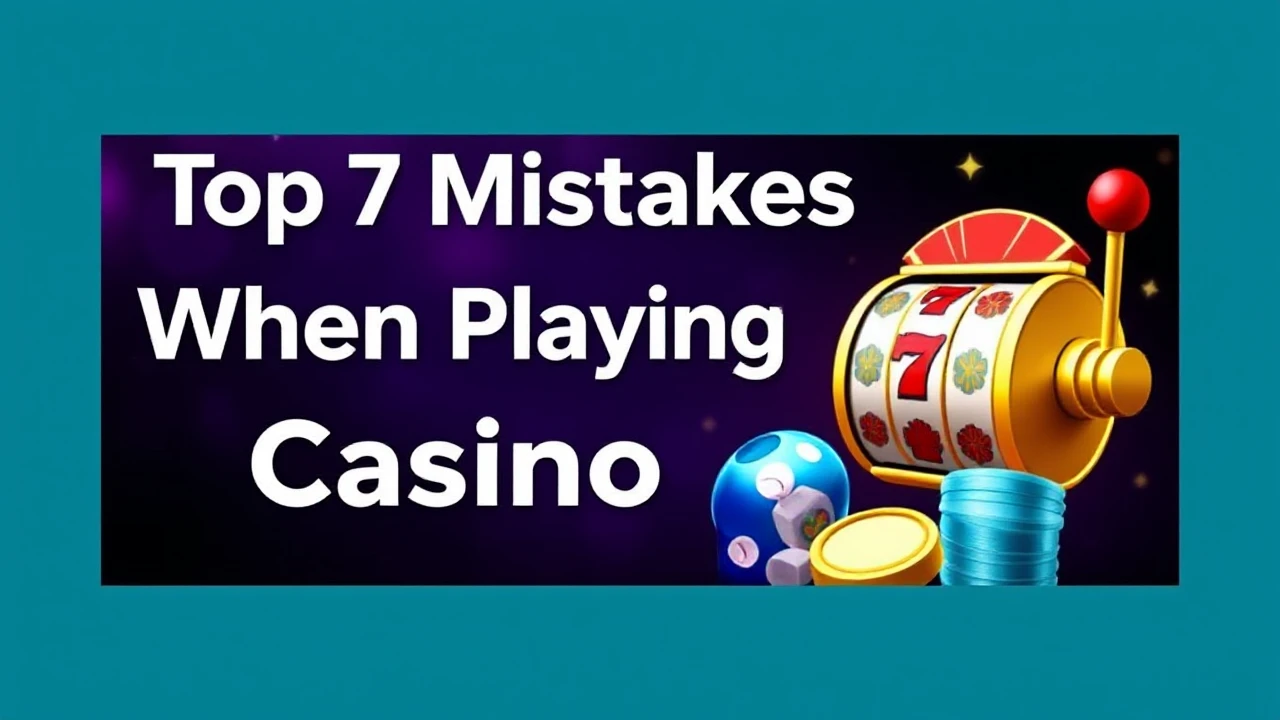 Top 7 Mistakes When Playing Casino Slots