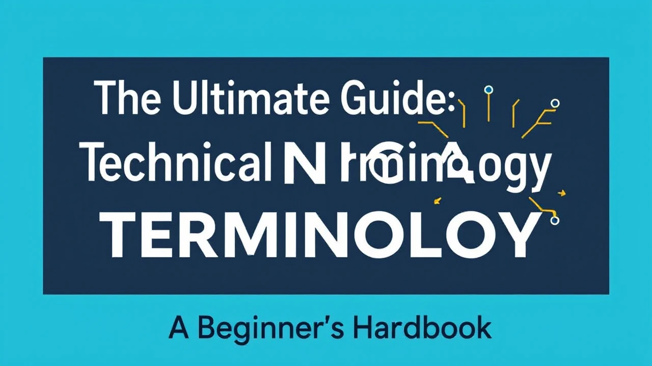 The Ultimate Guide Technical Terminology: A Beginner's Handbook