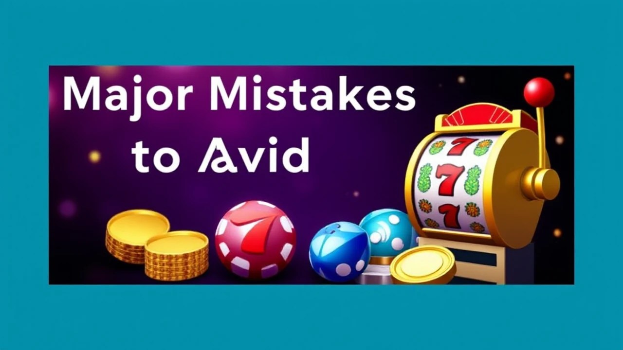 Major Mistakes to Avoid When Playing Casino Slots