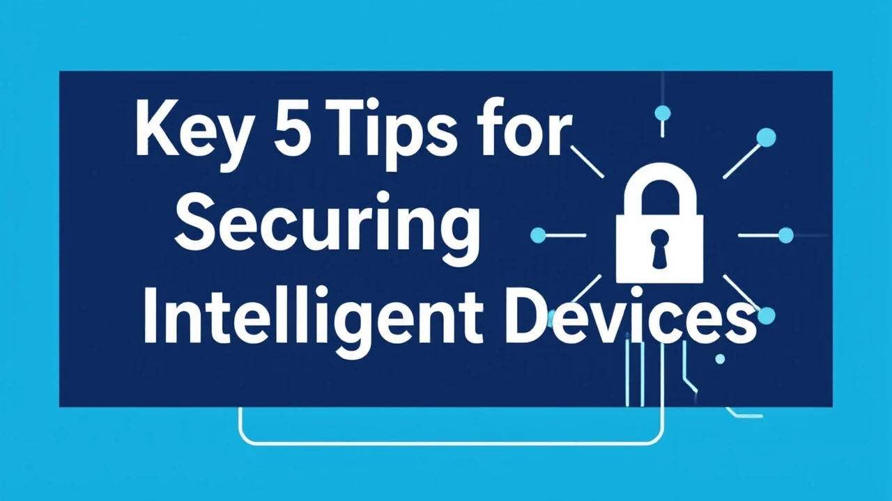 Key 5 Tips for Securing Your Intelligent Devices