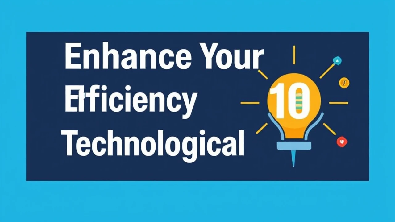 Enhance Your Efficiency with These 10 Technological Hacks