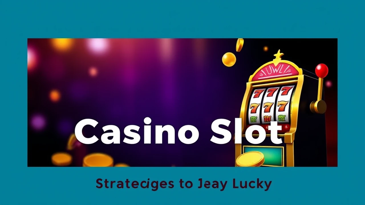 Mastering the Art of Winning Big on Casino Slots: Strategies to Stay Lucky