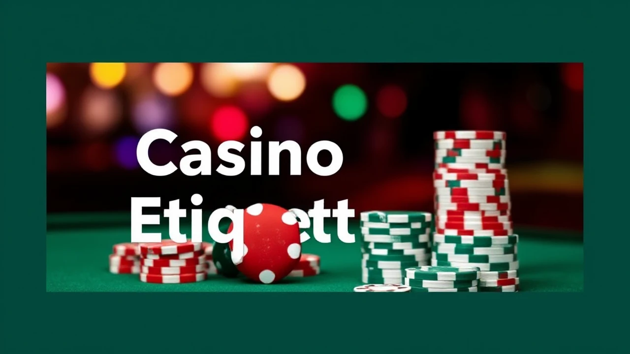 Learning Casino Etiquette 101: Essential Dos and Don'ts for Novice Players