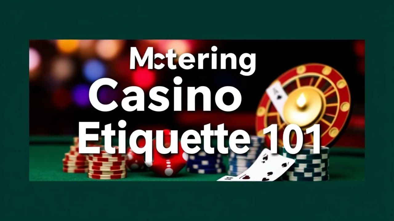 Mastering Casino Etiquette 101: Advice and Tricks for Newbies