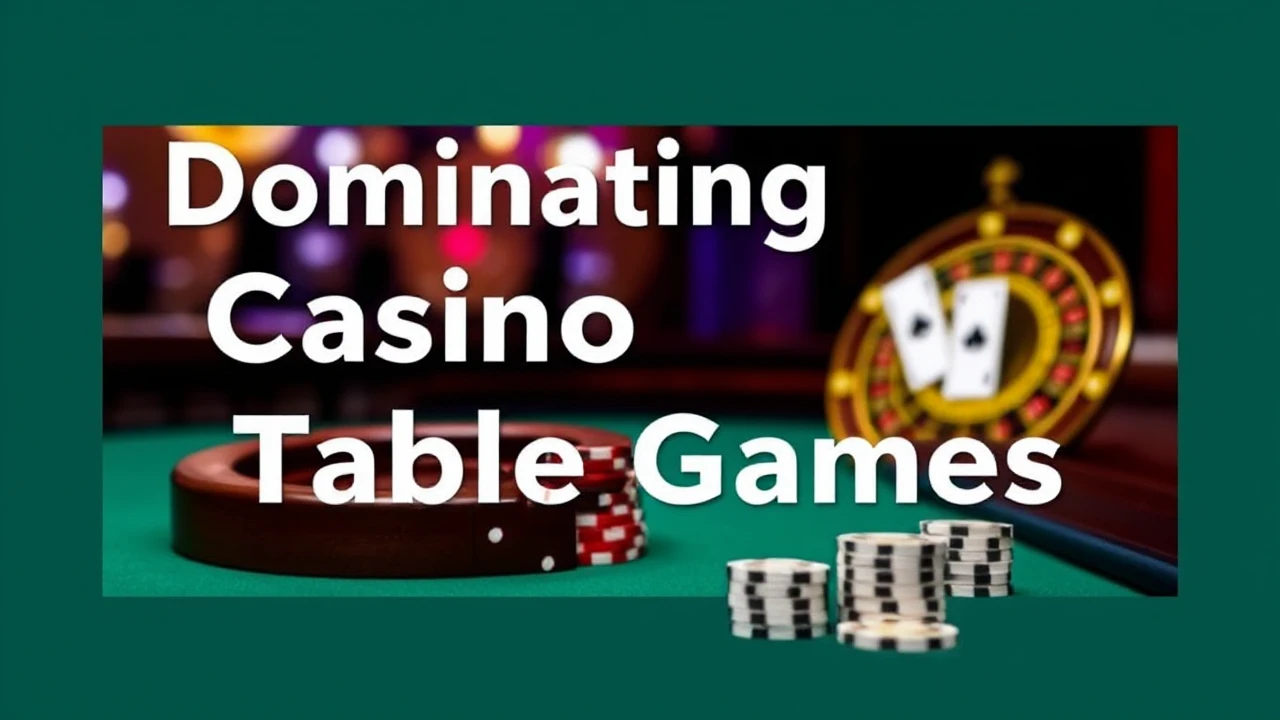Dominating Casino Table Games: Strategies to Come Out on Top