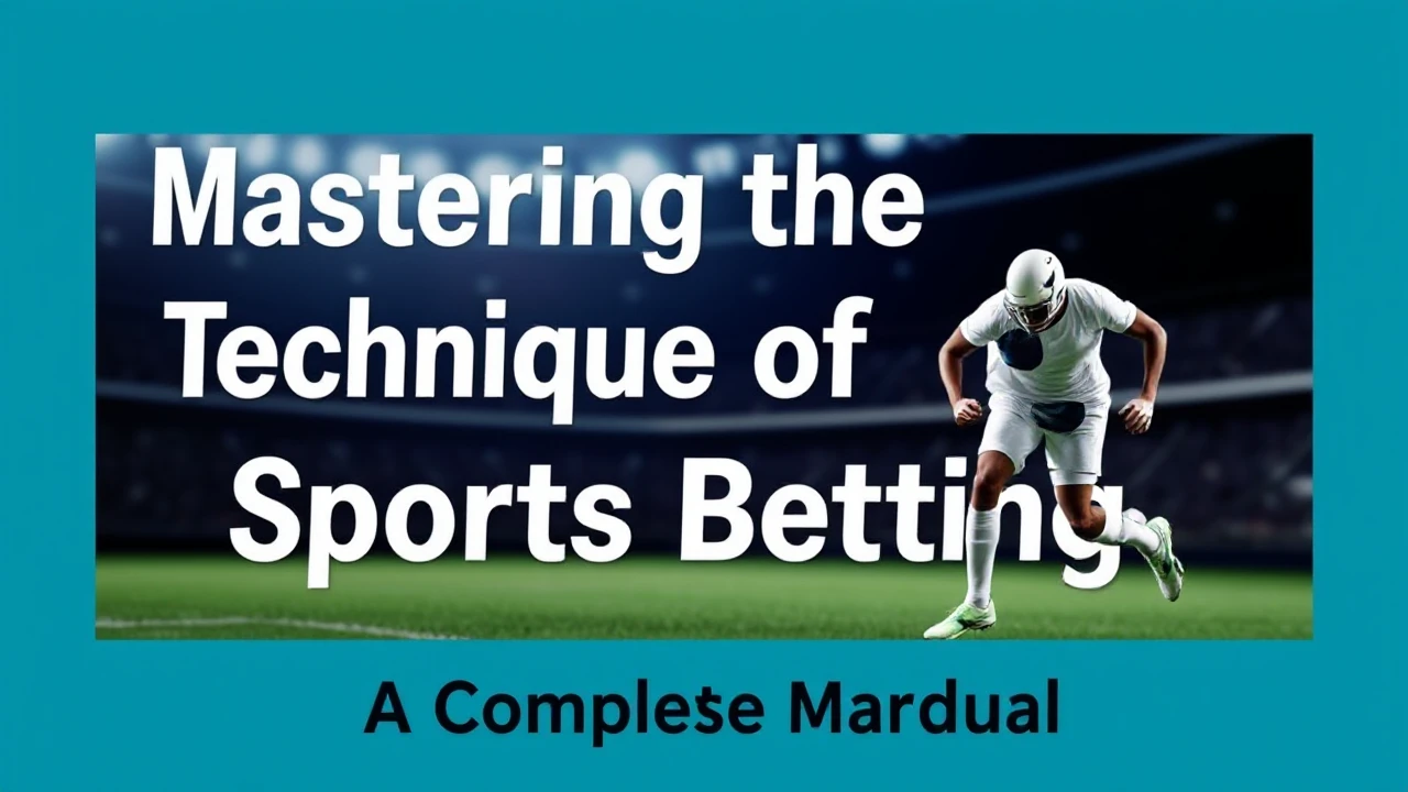 Mastering the Technique of Sports Betting: A Complete Manual