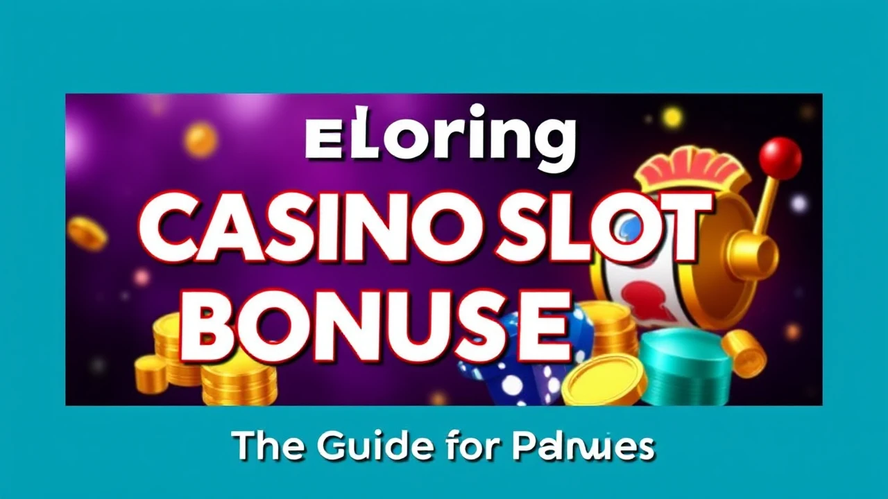 Exploring Casino Slot Bonuses: The Guide for Players