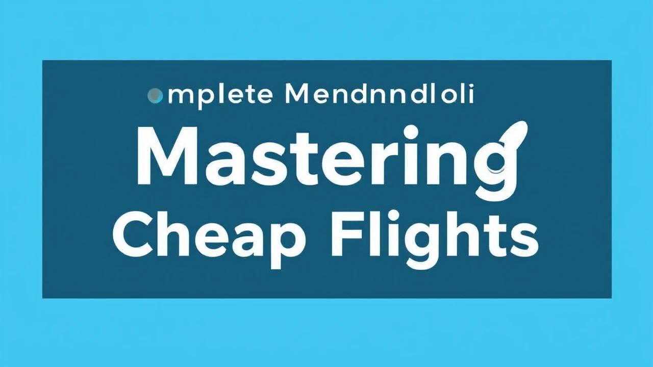 Complete Manual on Scoring Deals: Mastering Cheap Flights