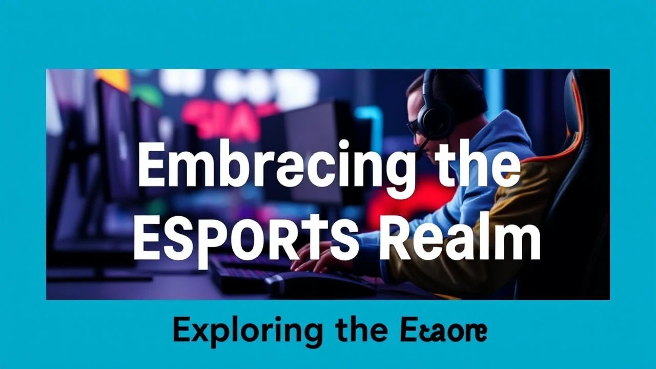 From Casual to Competitive: Embracing the Esports Realm: Tips for Gamers