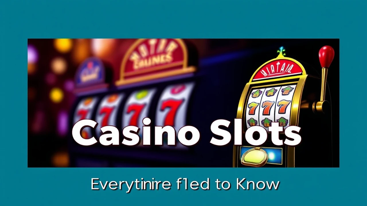 Becoming a Pro at Casino Slots: Everything You Need to Know